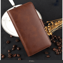 画像をギャラリービューアに読み込む, 手帳型携帯ケース ブラウン