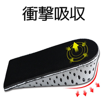 画像をギャラリービューアに読み込む, シークレットインソール メンズ 滑りにくい かかと用 こっそり身長アップ 中敷き 衝撃吸収 3サイズ