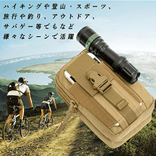 画像をギャラリービューアに読み込む, ラウンドジップ ウエストポーチ シーン