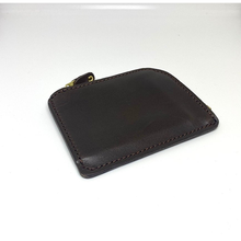 画像をギャラリービューアに読み込む, コインケース 本革 メンズ ブランド L字ファスナー 栃木レザー 牛皮 ミニ財布 ミニウォレット 小銭入れ ヌメ革 タンニン
