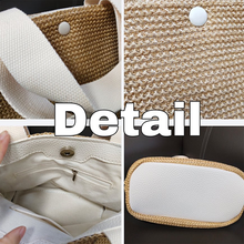 画像をギャラリービューアに読み込む, トートバッグ レディース かごバッグ 黒 40代 30代 夏 籠バッグ バスケット 大容量 手提げバッグ 草編みバッグ ハンド