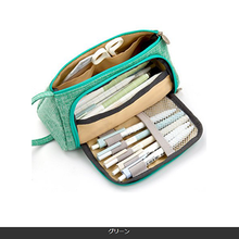 画像をギャラリービューアに読み込む, ペンケース 大容量 高校生 おしゃれ シンプル かわいい 筆箱 男女兼用 中学生 小学生 化粧ポーチ