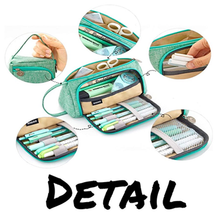 画像をギャラリービューアに読み込む, ペンケース 大容量 高校生 おしゃれ シンプル かわいい 筆箱 男女兼用 中学生 小学生 化粧ポーチ