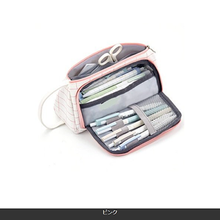 画像をギャラリービューアに読み込む, ペンケース 大容量 高校生 おしゃれ シンプル かわいい 筆箱 男女兼用 中学生 小学生 化粧ポーチ