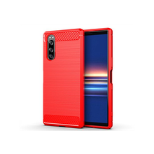 画像をギャラリービューアに読み込む, スマホケース Xperia5 ケース TPU android カバー 耐衝撃 ソフトケース おしゃれ 黒 ブラック エクスペディア5