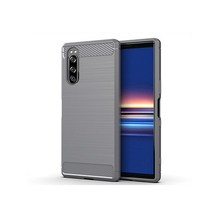 画像をギャラリービューアに読み込む, スマホケース Xperia5 ケース TPU android カバー 耐衝撃 ソフトケース おしゃれ 黒 ブラック エクスペディア5