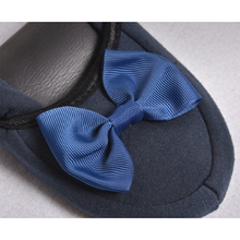 画像をギャラリービューアに読み込む, スリッパ おしゃれ レディース 携帯用 ルームシューズ かかと付き 屋内用 リボン 夏 洗える かわいい 収納ポーチつき 旅行用