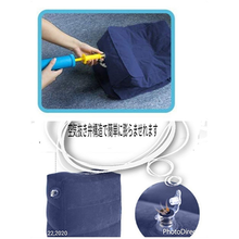 画像をギャラリービューアに読み込む, フットレスト 足置き 足乗せ エアークッション 飛行機 ボックス 軽量 旅行 足掛け 新幹線 バス トラベル 旅行用便利グッズ