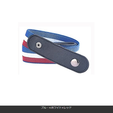 画像をギャラリービューアに読み込む, ゴムベルト レディース おしゃれ 布 バックルなし 3cm のみ 黒 白 3cm 30mm 100cm メンズ カジュアル ゴムベルト 細