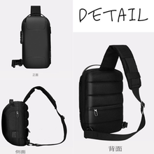 画像をギャラリービューアに読み込む, ボディバッグ メンズ かっこいい 防水 ダイヤルロック付き レジャー ショルダーバッグ レディース 防犯 セキュリティ USB充電ポート付き
