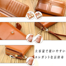 画像をギャラリービューアに読み込む, 財布 レディース 長財布 新品 大容量 30代 40代 使いやすい 大き目 シンプル 小銭入れ 仕切り 女性 カード大容量 カード入れ