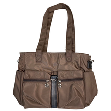 画像をギャラリービューアに読み込む, トートバッグ レディース 大きめ ナイロン a4 ファスナー付き 通勤 大容量 防水 軽量 軽い おしゃれ 肩掛け 黒 仕切り かわいい 通学