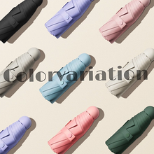 画像をギャラリービューアに読み込む, 折りたたみ傘 軽量 レディース UVカット 晴雨兼用 6本骨 ケース 吸水 日傘 折り畳み傘 撥水性 90m