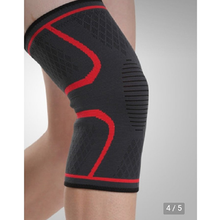 画像をギャラリービューアに読み込む, 膝サポーター スポーツ 薄手 蒸れない 半月 板 ランニング 大きいサイズ ロング 立体編み 保護 伸縮サポーター ブラック 黒