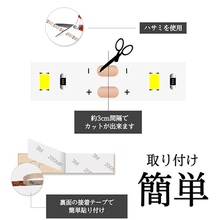 画像をギャラリービューアに読み込む, LEDテープライト 仕様