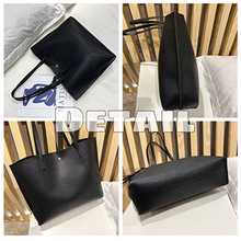 画像をギャラリービューアに読み込む, トートバッグ レディース a4 通勤 大容量 防水 PVレザー 軽量 軽い おしゃれ 肩掛け 黒 仕切り かわいい 通学
