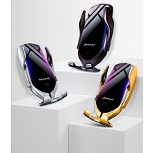 画像をギャラリービューアに読み込む, スマホホルダー 車載ホルダー 充電 Qi対応 エアコン吹き出し口用 自動開閉 360度回転 充電機能付き 4.7インチ-6.5インチスマホ適用 急速