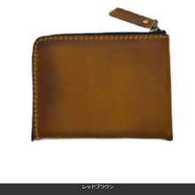 画像をギャラリービューアに読み込む, 財布 小銭入れ レディース メンズ 40代 30代 薄い 二つ折り レザー L字ファスナー ミニ財布 コインケース カード入る おしゃれ 小さい