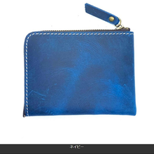 画像をギャラリービューアに読み込む, 財布 小銭入れ レディース メンズ 40代 30代 薄い 二つ折り レザー L字ファスナー ミニ財布 コインケース カード入る おしゃれ 小さい