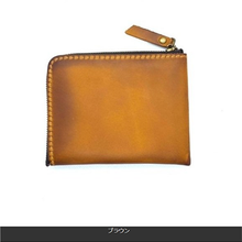 画像をギャラリービューアに読み込む, 財布 小銭入れ レディース メンズ 40代 30代 薄い 二つ折り レザー L字ファスナー ミニ財布 コインケース カード入る おしゃれ 小さい