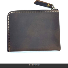 画像をギャラリービューアに読み込む, 財布 小銭入れ レディース メンズ 40代 30代 薄い 二つ折り レザー L字ファスナー ミニ財布 コインケース カード入る おしゃれ 小さい