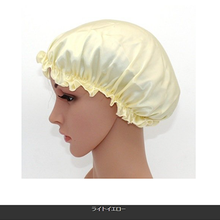 画像をギャラリービューアに読み込む, ナイトキャップ シルク 就寝用 ロングヘア レディース M L メンズ ヘアキャップ 天然シルク100% かわいい 防寒 枝毛防止