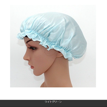 画像をギャラリービューアに読み込む, ナイトキャップ シルク 就寝用 ロングヘア レディース M L メンズ ヘアキャップ 天然シルク100% かわいい 防寒 枝毛防止