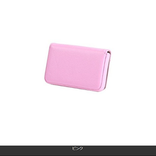 画像をギャラリービューアに読み込む, 名刺入れ メンズ レディース 大容量 薄型 カードケース カード入れ おしゃれ 人気 40枚収納可能 合皮レザー 無地 マグネット内蔵