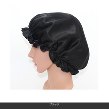 画像をギャラリービューアに読み込む, ナイトキャップ シルク 就寝用 ロングヘア レディース M L メンズ ヘアキャップ 天然シルク100% かわいい 防寒 枝毛防止