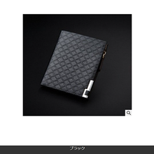 画像をギャラリービューアに読み込む, 財布 メンズ 二つ折り財布 薄い カード入れあり おしゃれ 小銭入れあり 使いやすい コンパクト PUレザー 20代 30代 40代 50代