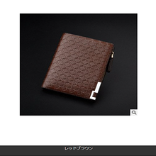 画像をギャラリービューアに読み込む, 財布 メンズ 二つ折り財布 薄い カード入れあり おしゃれ 小銭入れあり 使いやすい コンパクト PUレザー 20代 30代 40代 50代