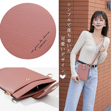 画像をギャラリービューアに読み込む, スマホポーチ レディース ショルダー ポーチ カードケース 肩掛け おしゃれ スマホバッグ iphone12 携帯電話バッグ お散歩バッグ ランチバッグ