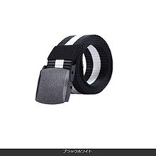 画像をギャラリービューアに読み込む, ベルト メンズ 穴なし カジュアル ナイロンベルト ゴルフ オートロック おしゃれ 120cm 無段階調整 かっこいい 黒 茶 ネイビー レディース