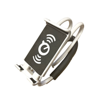 画像をギャラリービューアに読み込む, スマホスタンド　寝ながら　卓上　アーム　おしゃれ　シリコン　ベッド　車スマホスタンド 首かけ ipad くねくね スマホホルダー
