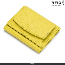 画像をギャラリービューアに読み込む, 財布　レディース　三つ折り　本革　牛皮　二つ折り　　使いやすい　スキミング防止　　コンパクト　かわいい　ミニ財布　　メンズ
