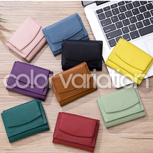 画像をギャラリービューアに読み込む, 財布　レディース　三つ折り　本革　牛皮　二つ折り　　使いやすい　スキミング防止　　コンパクト　かわいい　ミニ財布　　メンズ
