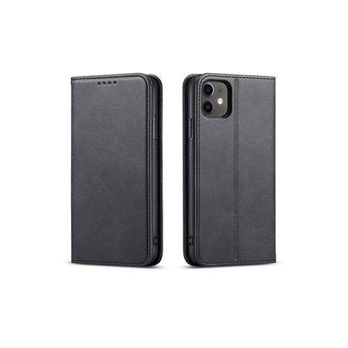 iPhone12 手帳型ケース ブラック