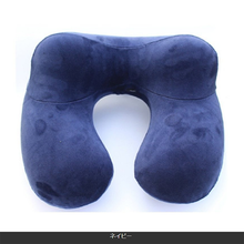 画像をギャラリービューアに読み込む, ネックピロー 飛行機　エアー　車用　空気式　子供　車　低反発　空気　枕　　子供用　手動
