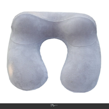 画像をギャラリービューアに読み込む, ネックピロー 飛行機　エアー　車用　空気式　子供　車　低反発　空気　枕　　子供用　手動

