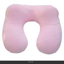 画像をギャラリービューアに読み込む, ネックピロー 飛行機　エアー　車用　空気式　子供　車　低反発　空気　枕　　子供用　手動
