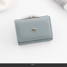 画像をギャラリービューアに読み込む, 財布　レディース　三つ折り　二つ折り　がま口　かわいい　小さめ　ウォレット　使いやすい　ミニ財布　安い　コンパクト　おしゃれ　新品
