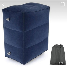 画像をギャラリービューアに読み込む, フットレスト　足置き　足乗せ エアークッション　飛行機　ボックス　軽量　旅行 足掛け 新幹線 バス トラベル 旅行用便利グッズ
