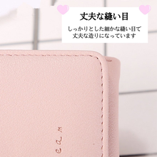 画像をギャラリービューアに読み込む, 財布　レディース　三つ折り　二つ折り　がま口　かわいい　小さめ　ウォレット　使いやすい　ミニ財布　安い　コンパクト　おしゃれ　新品
