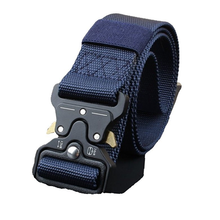 画像をギャラリービューアに読み込む, タクティカルベルト　メンズ　ベルト 　カジュアル　穴なし　ナイロン　おしゃれ　125cm　かっこいい　オートロック　 120cm以上　4cm　3cm以上　 ガチャベルト

