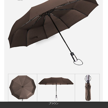 画像をギャラリービューアに読み込む, 折りたたみ傘　自動開閉式　メンズ　軽量　大きい　ケース　吸水　　ワンタッチ　軽量　レディース 　日傘　折り畳み傘 　撥水性 105cm
