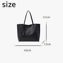 画像をギャラリービューアに読み込む, トートバッグ　レディース　　a4　　通勤　大容量　防水　PVレザー　軽量　 軽い　おしゃれ　肩掛け　黒　仕切り　かわいい　通学
