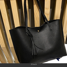 画像をギャラリービューアに読み込む, トートバッグ　レディース　　a4　　通勤　大容量　防水　PVレザー　軽量　 軽い　おしゃれ　肩掛け　黒　仕切り　かわいい　通学
