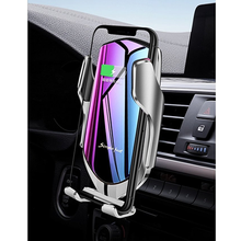 画像をギャラリービューアに読み込む, スマホホルダー　車載ホルダー　充電　Qi対応　エアコン吹き出し口用　自動開閉 360度回転　充電機能付き　4.7インチ-6.5インチスマホ適用 急速
