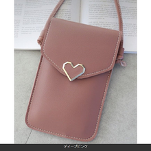 画像をギャラリービューアに読み込む, スマホポーチ　ショルダー　レディース　入れたまま操作　かわいい　 斜めがけ　　おしゃれ iphone12　アウトドア　防水 小さめ　ポシェット　6インチ 軽量
