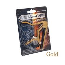 画像をギャラリービューアに読み込む, ギター カポタスト ゴールド
